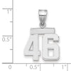 Polished Number Charms — 46