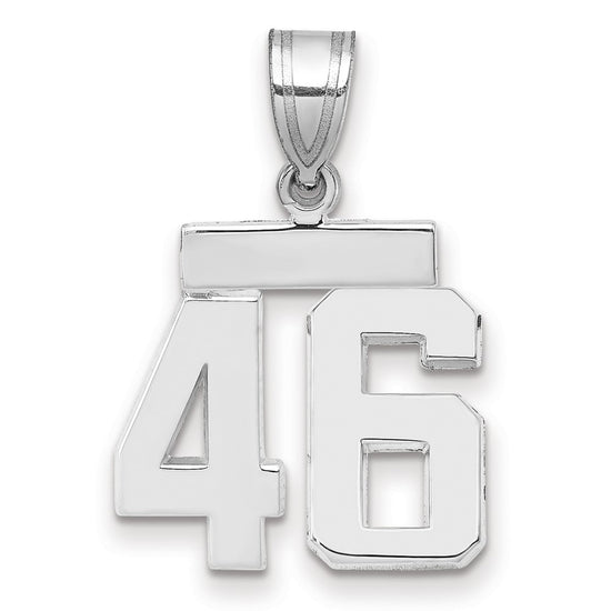 Polished Number Charms — 46