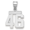 Polished Number Charms — 46