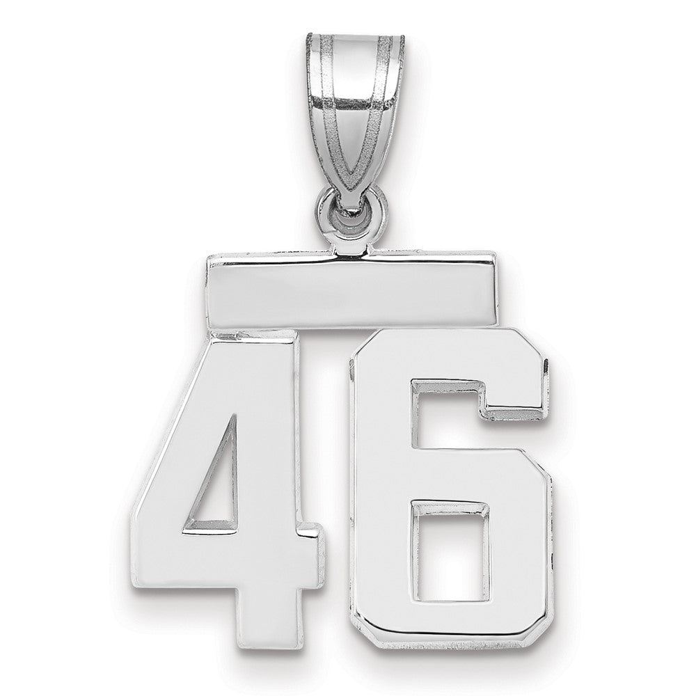 Polished Number Charms — 46