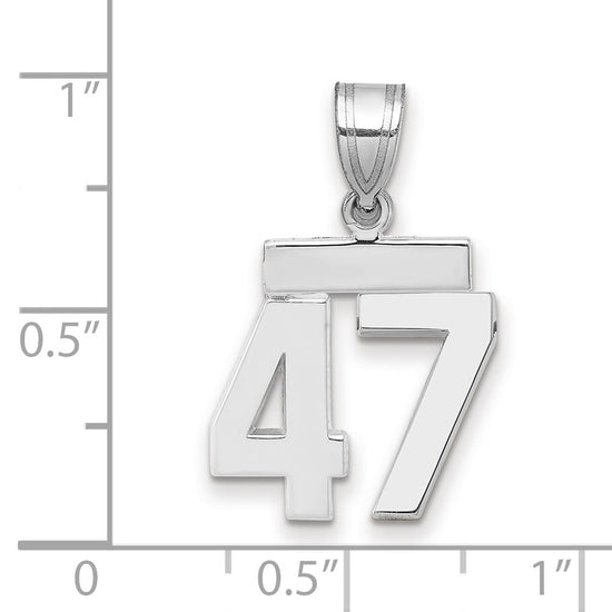 Polished Number Charms — 47