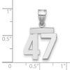 Polished Number Charms — 47