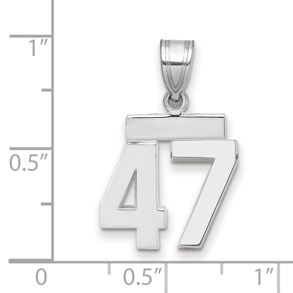 Polished Number Charms — 47