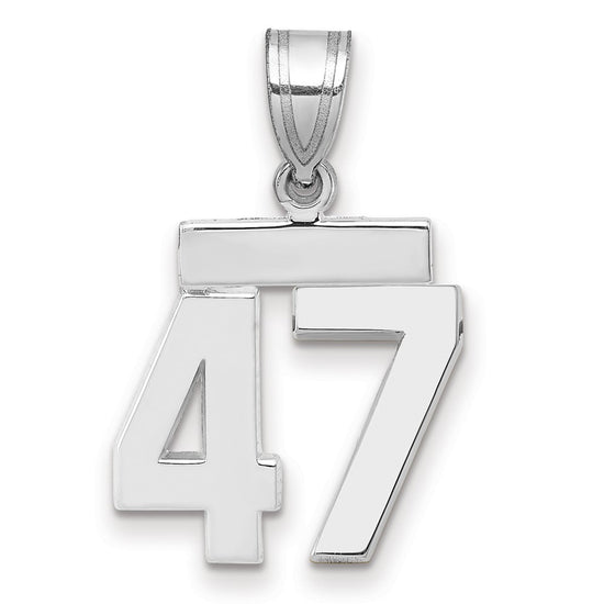 Polished Number Charms — 47