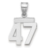 Polished Number Charms — 47