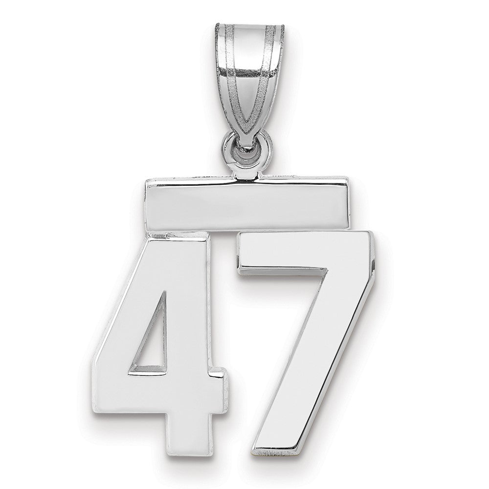 Polished Number Charms — 47