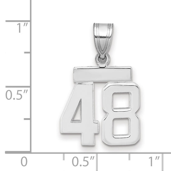 Polished Number Charms — 48