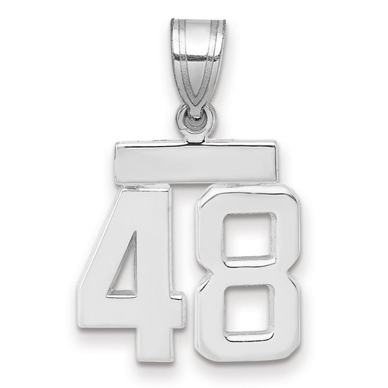 Polished Number Charms — 48