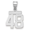 Polished Number Charms — 48