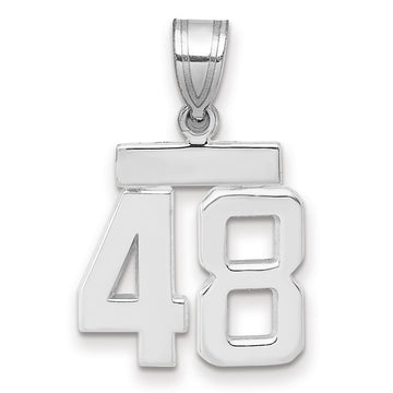 Polished Number Charms — 48