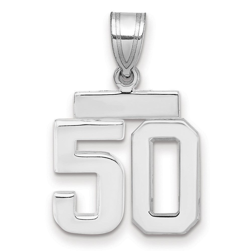 Polished Number Charms — 50