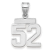 Polished Number Charms — 52
