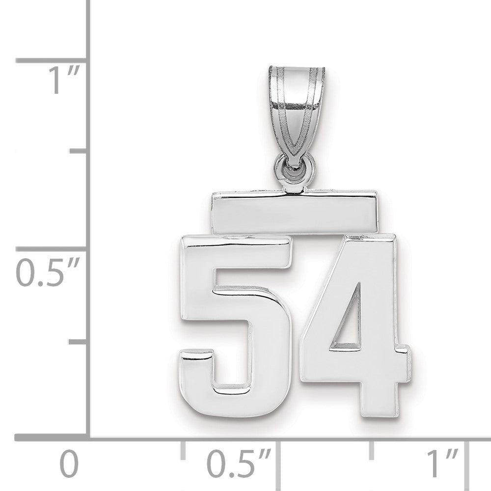 Polished Number Charms — 54