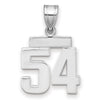 Polished Number Charms — 54