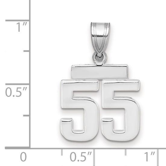 Polished Number Charms — 55