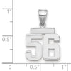 Polished Number Charms — 56