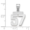Polished Number Charms — 57