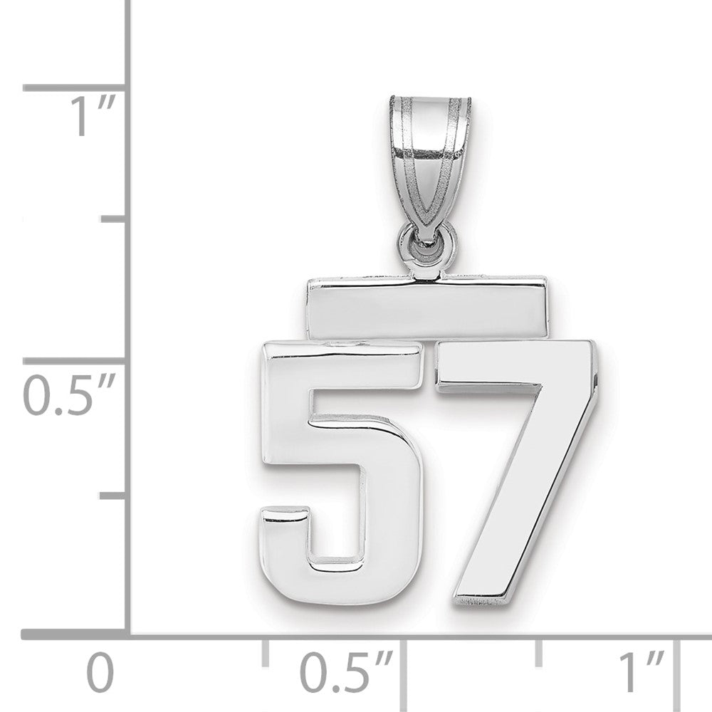 Polished Number Charms — 57