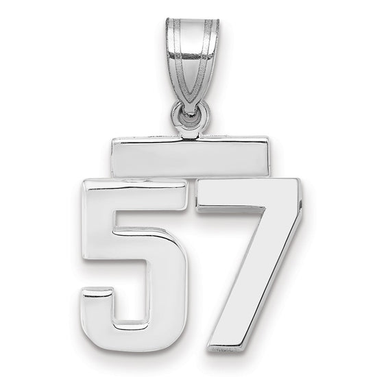 Polished Number Charms — 57