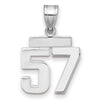 Polished Number Charms — 57