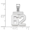 Polished Number Charms — 62