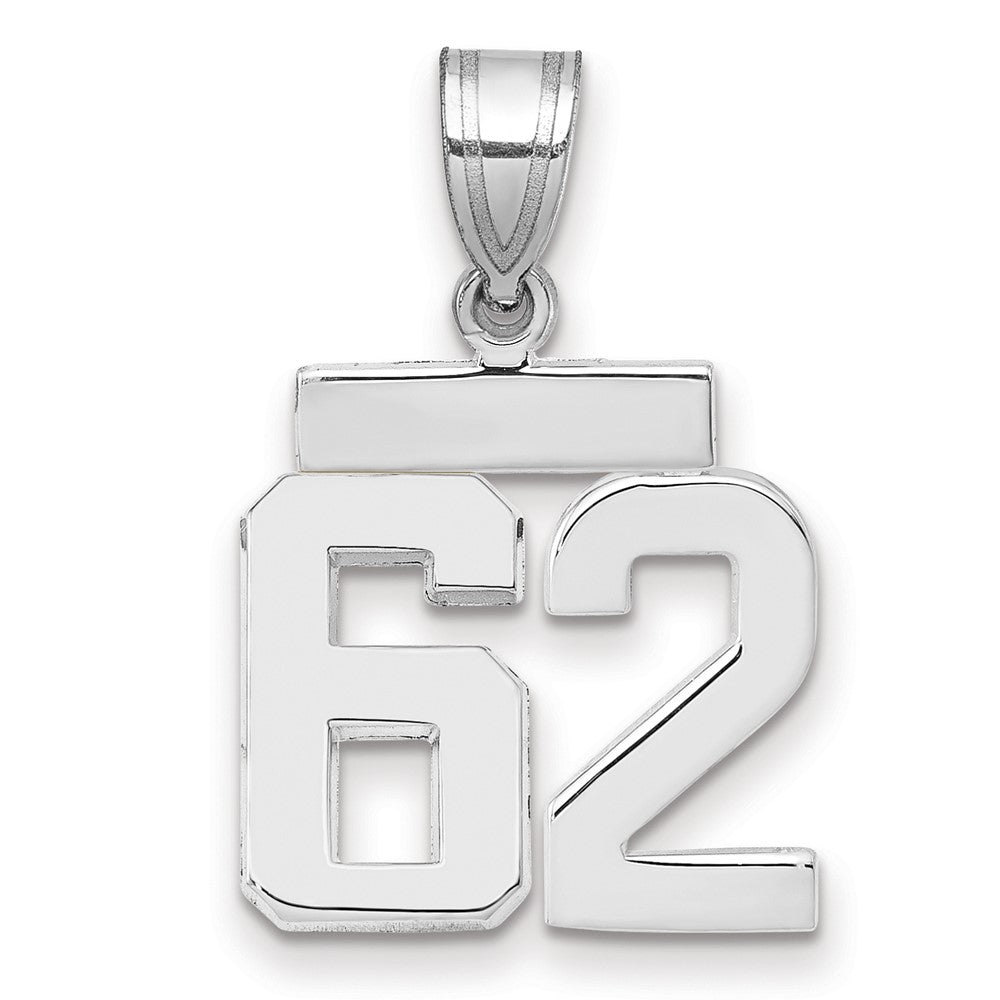 Polished Number Charms — 62