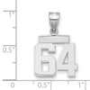 Polished Number Charms — 64