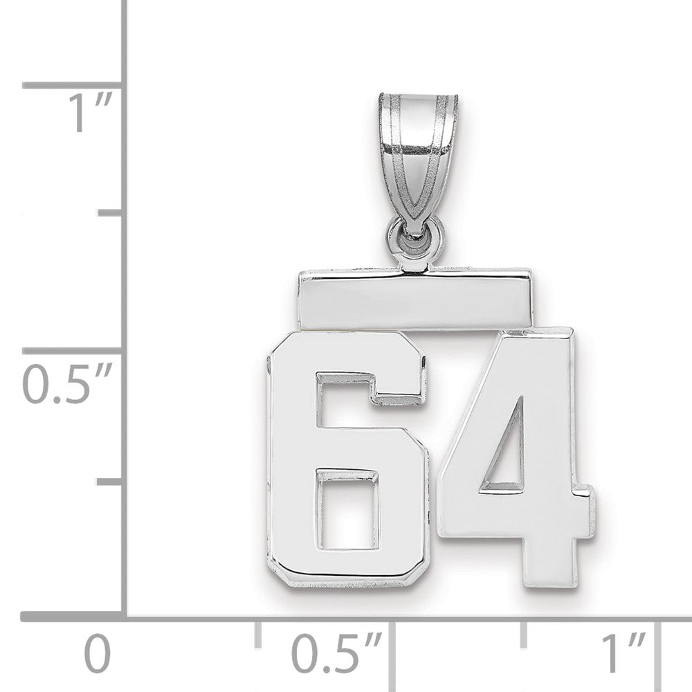 Polished Number Charms — 64