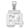 Polished Number Charms — 64