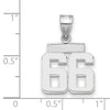 Polished Number Charms — 66