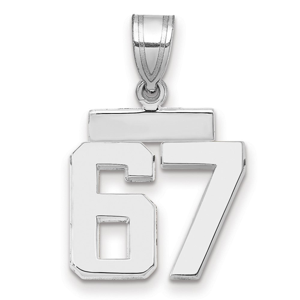 Polished Number Charms — 67