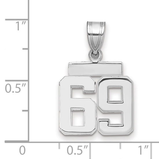 Polished Number Charms — 69