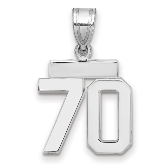 Polished Number Charms — 70