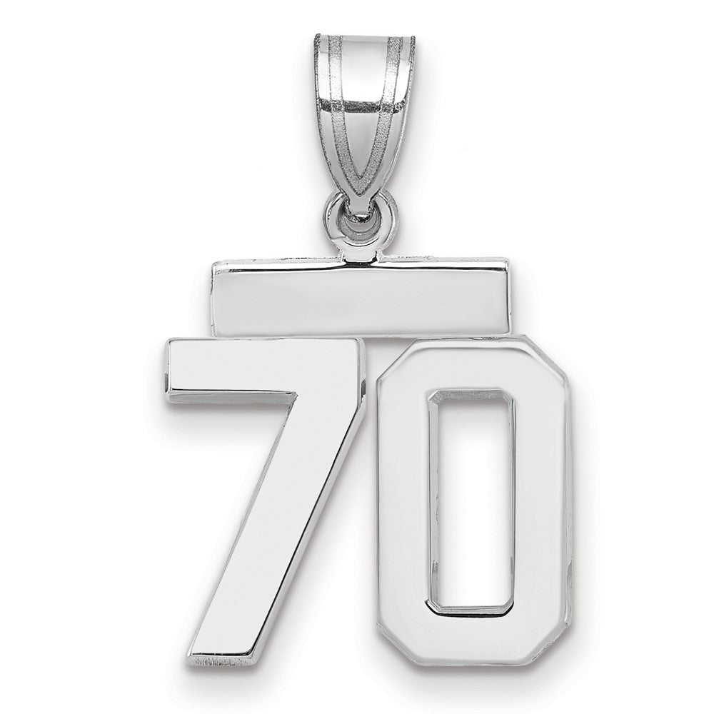 Polished Number Charms — 70