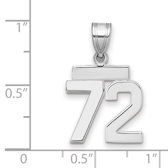 Polished Number Charms — 72