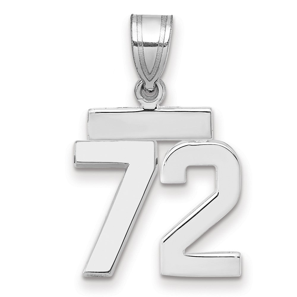 Polished Number Charms — 72