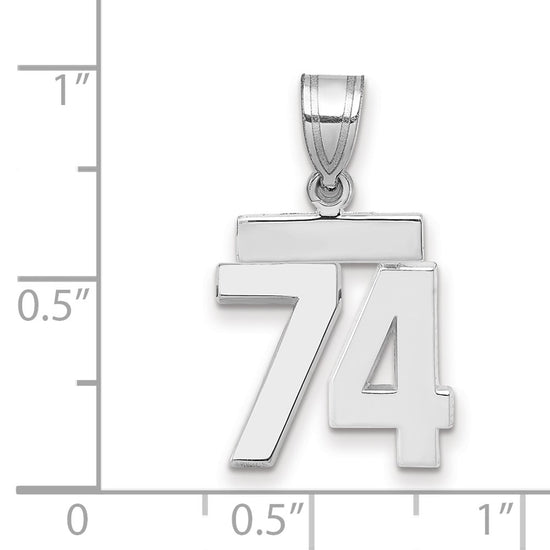 Polished Number Charms — 74