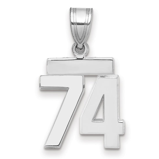 Polished Number Charms — 74
