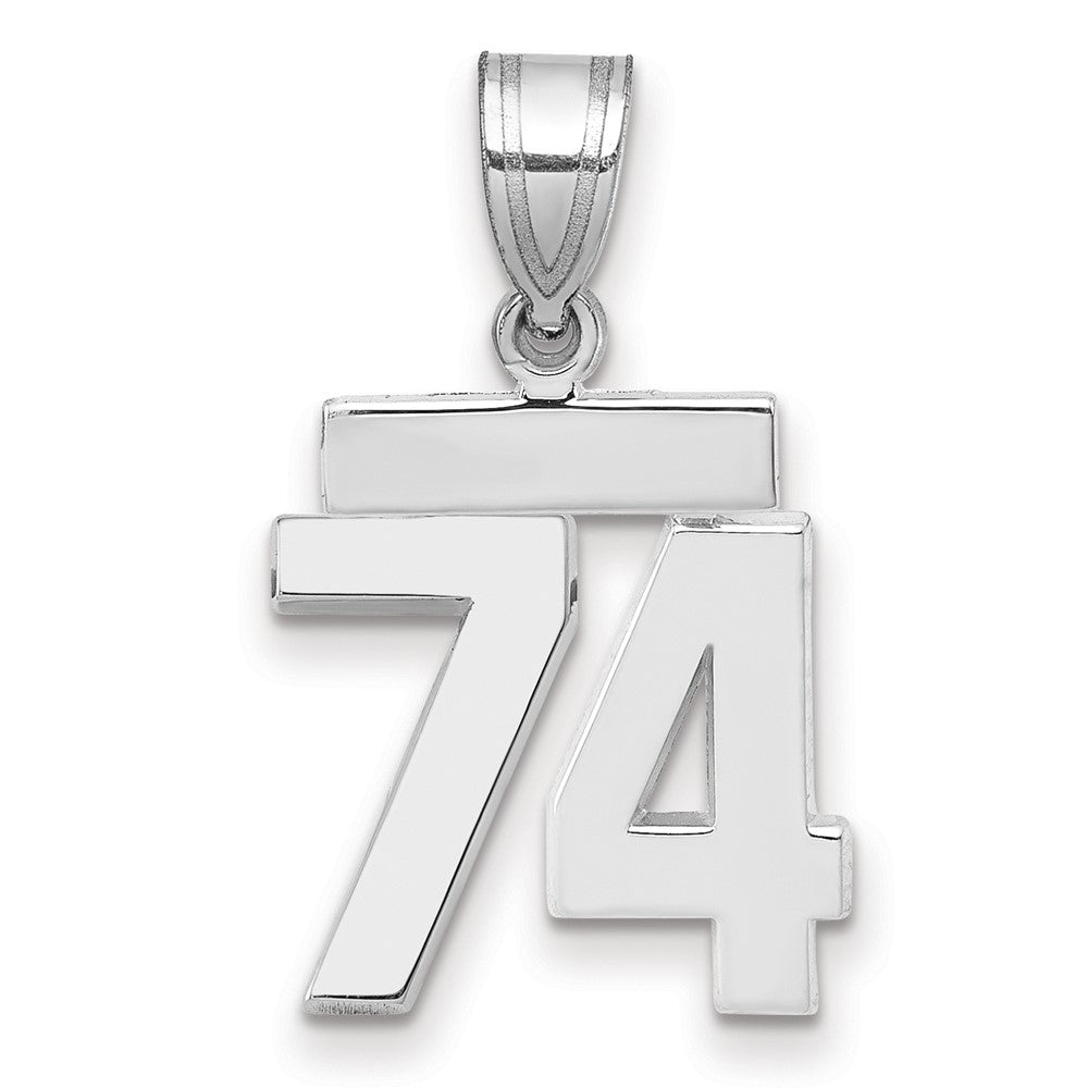 Polished Number Charms — 74