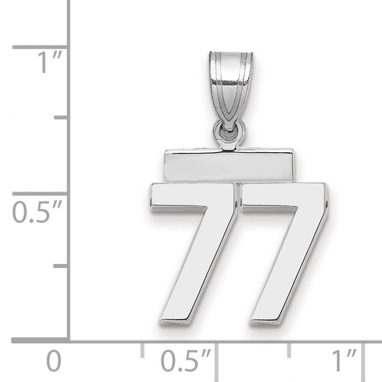 Polished Number Charms — 77