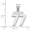 Polished Number Charms — 77