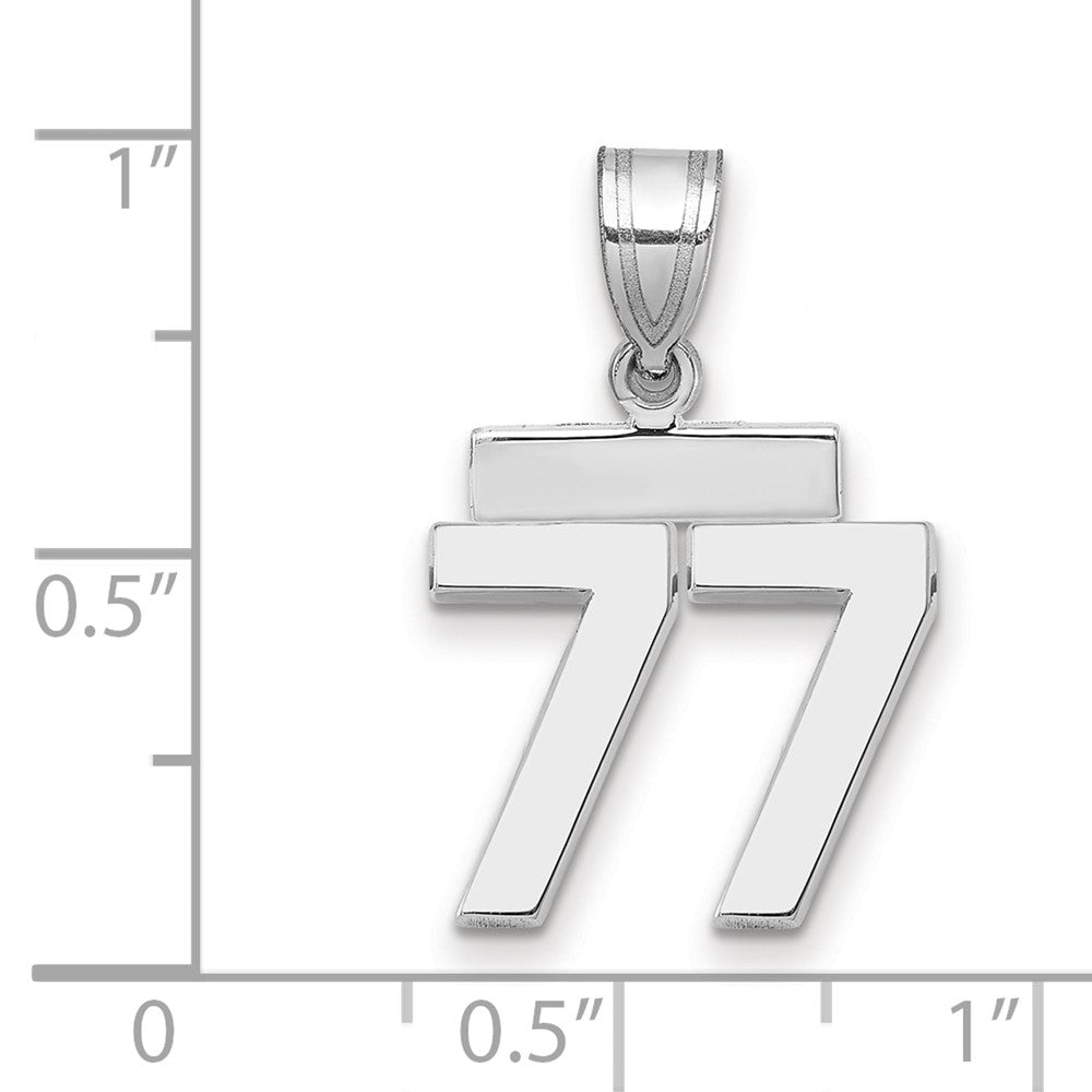 Polished Number Charms — 77