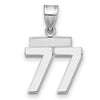 Polished Number Charms — 77