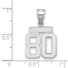 Polished Number Charms — 80