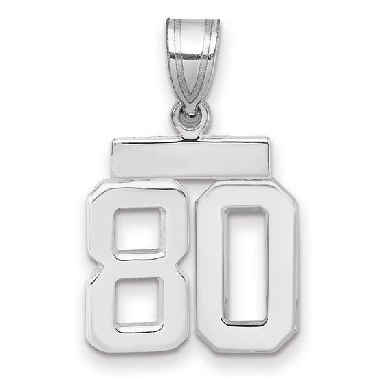 Polished Number Charms — 80