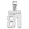 Polished Number Charms — 81