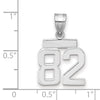 Polished Number Charms — 82