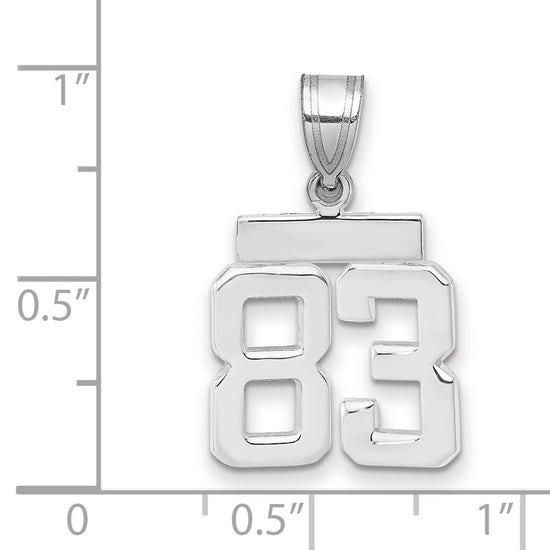 Polished Number Charms — 83