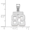 Polished Number Charms — 83