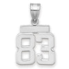 Polished Number Charms — 83